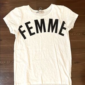 Express White Graphic Short Sleeve Tee